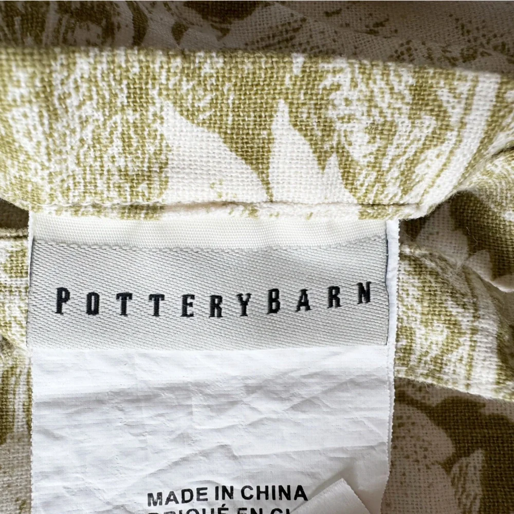 Pottery Barn Matine Toile Quilted Sham